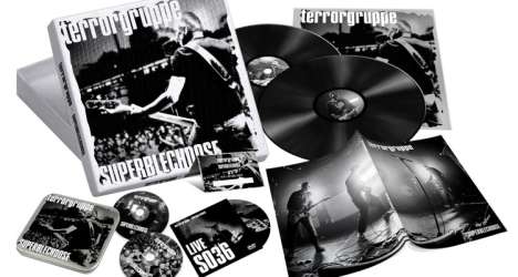 Terrorgruppe: Superblechdose: Live (Limited-Edition-Tinbox), 2 LPs, 2 CDs und 1 DVD