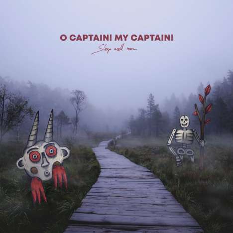 O Captain! My Captain!: Sleep Well Soon (200g) (Cream W/ Black/Red/Blue Splatter Vinyl), LP