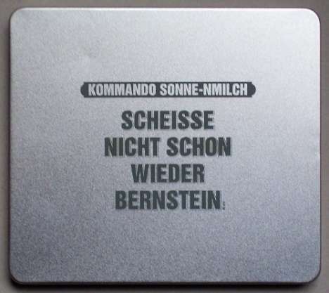 Kommando Sonne-Nmilch: Scheiße nicht schon wieder Bernstein, CD