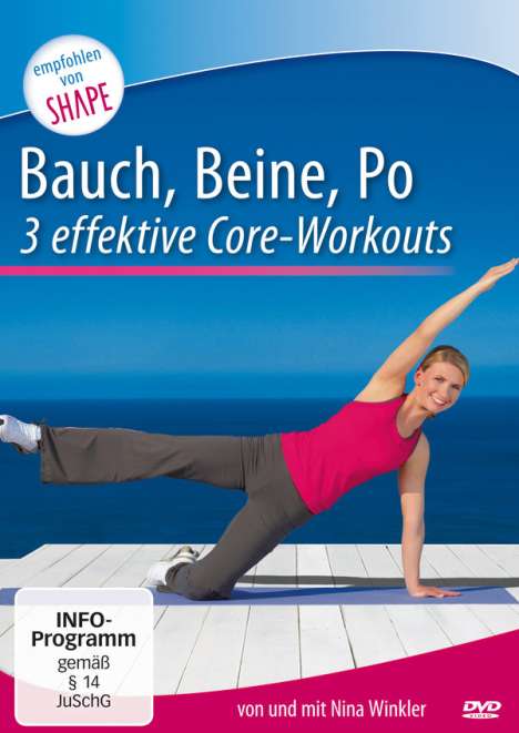 Bauch, Beine, Po - 3 intensive Core-Workouts, DVD
