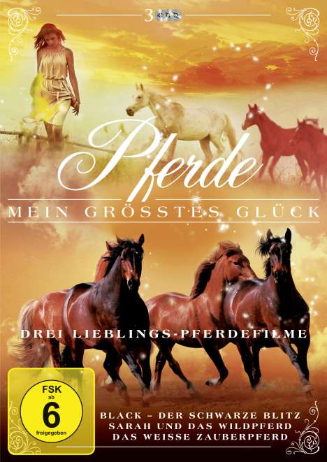 Pferde - Mein größtes Glück, 3 DVDs