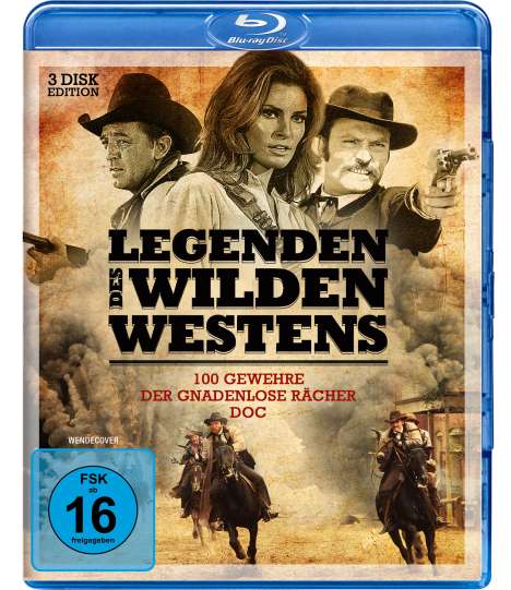 Legenden des Wilden Westens (Blu-ray), 3 Blu-ray Discs