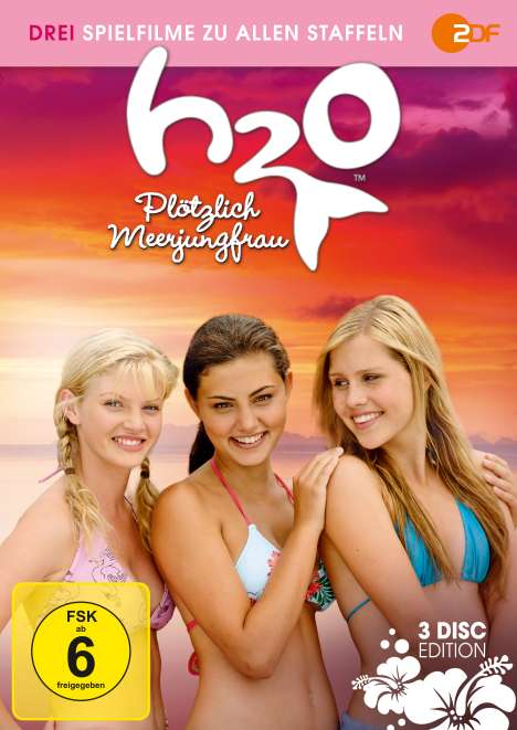 H2O Plötzlich Meerjungfrau (3 Filme Box), 3 DVDs