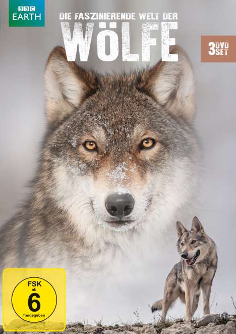 Die faszinierende Welt der Wölfe, 3 DVDs