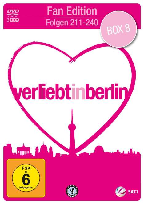 Verliebt in Berlin Box 8 (Folgen 211-240), 3 DVDs