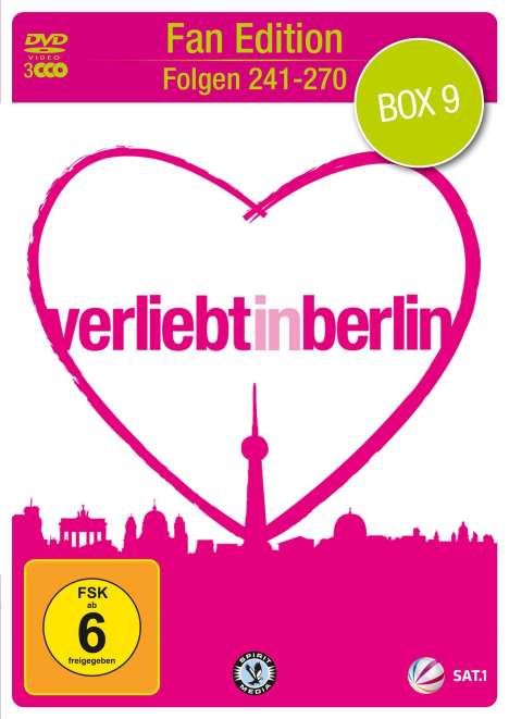 Verliebt in Berlin Box 9 (Folgen 241-270), 3 DVDs