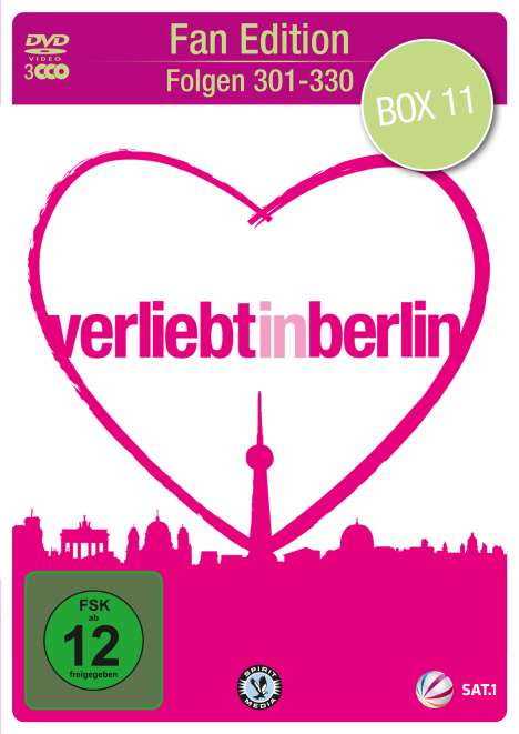 Verliebt in Berlin Box 11 (Folgen 301-330), 3 DVDs