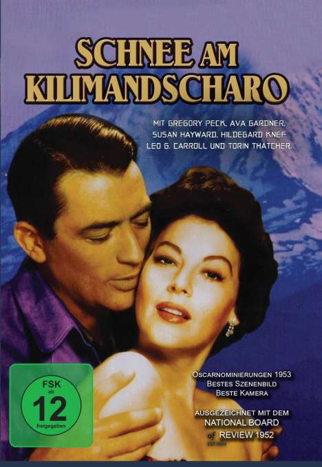 Schnee am Kilimandscharo, DVD
