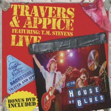 Pat Travers &amp; Carmine Appice: Live At The House Of Blues (CD + DVD), 2 CDs