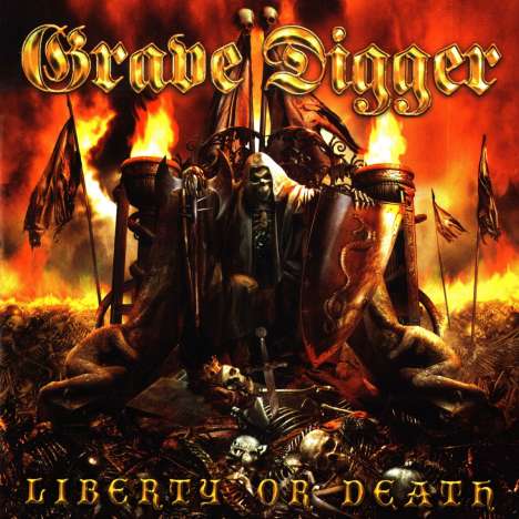 Grave Digger: Liberty Or Death (Limited Edition) (Red/Black Splatter Vinyl), LP