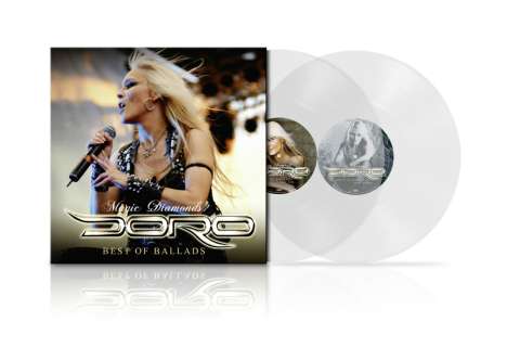 Doro: Magic Diamonds - Best Of Ballads (Limited Edition) (Crystal Clear Vinyl), 2 LPs