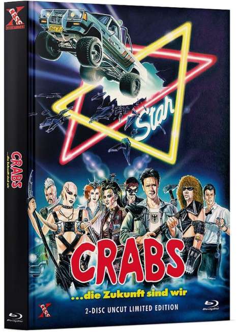 Crabs - Die Zukunft sind wir (Blu-ray &amp; DVD im Mediabook), 1 Blu-ray Disc und 1 DVD