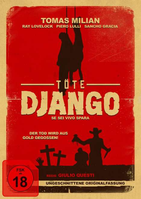 Töte Django, DVD