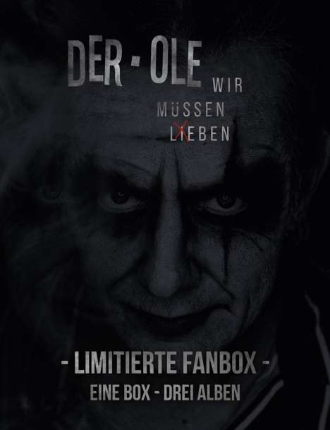 Der Ole: Wir müssen leben (limitierte Fanbox), 3 CDs und 1 Merchandise