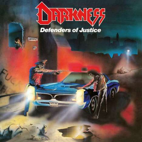 Darkness (Germany/Thrash Metal): Defenders of Justice (Splatter Vinyl), LP