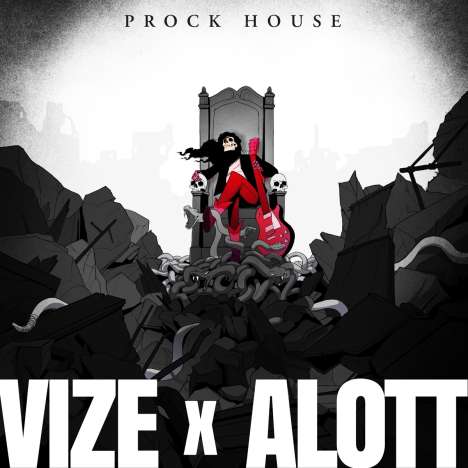 Vize &amp; Alott: Prock House (Limited Edition) (Red Vinyl), 1 LP und 1 CD
