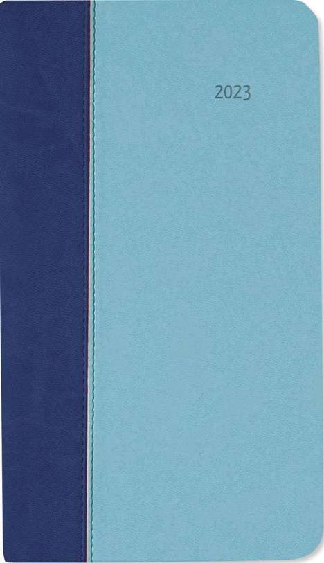 Taschenkalender Premium Air blau-azur 2023 - Büro-Kalender 9x15,6 cm - 1 Woche 2 Seiten - 128 Seiten - mit weichem Tucson-Einband - Alpha Edition, Buch