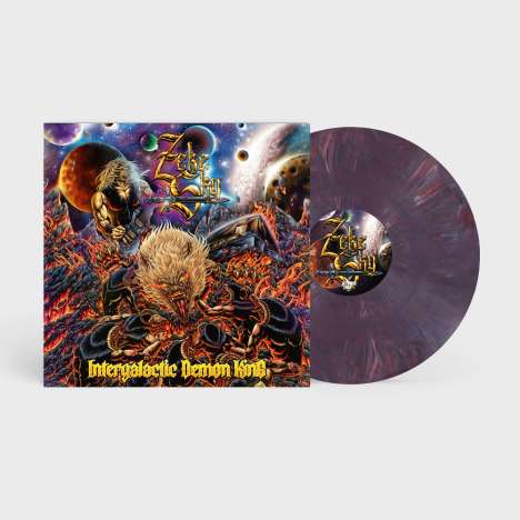 Zeke Sky: Intergalactic Demon King (Limited Edition) (Clear/Red/Blue/White Transparent Vinyl), LP