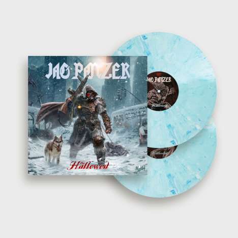 Jag Panzer: The Hallowed (White/Blue Marbled Vinyl) (180g), 2 LPs
