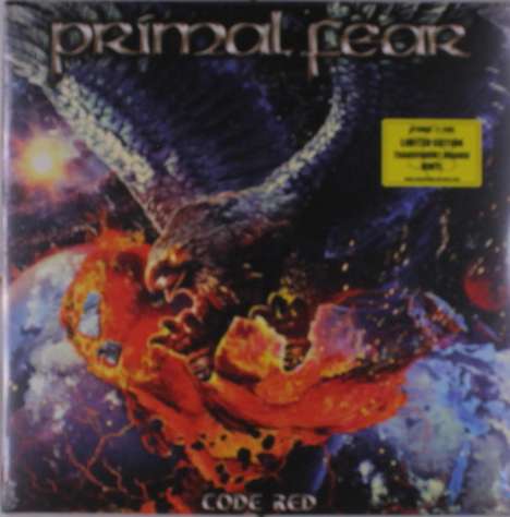 Primal Fear: Code Red (Limited Edition) (Transparent Orange Vinyl), 2 LPs
