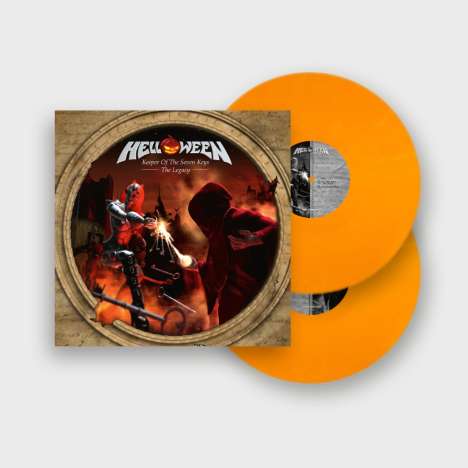 Helloween: Keeper Of The Seven Keys: The Legacy (180g) (Limited Edition) (Orange/White Marbled Vinyl), 2 LPs