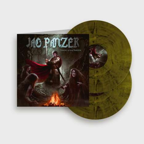 Jag Panzer: Thane To The Throne (180g) (Limited Edition) (Yellow/Black Marbled), 2 LPs