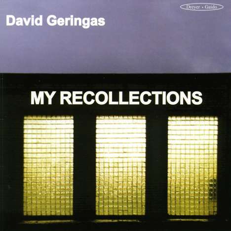 David Geringas - My Recollections, CD