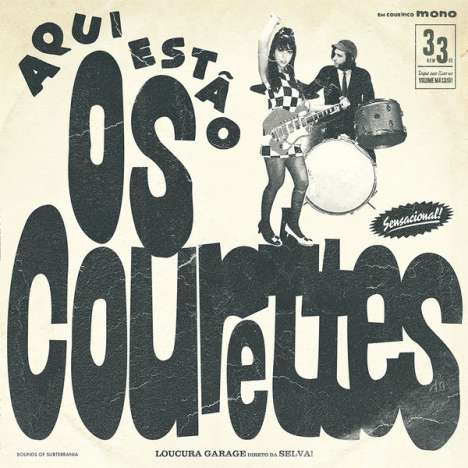 The Courettes: Here Are The Courettes (mono), Single 10"