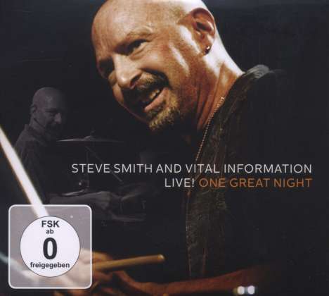 Steve Smith (geb. 1954): Live! One Great Night (CD + DVD), 1 CD und 1 DVD