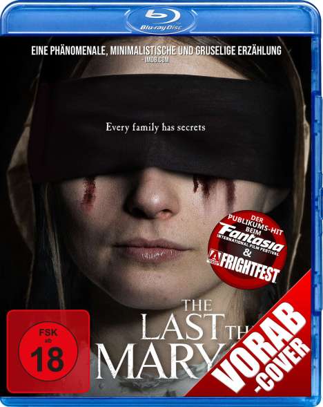 The Last Thing Mary Saw (Blu-ray), Blu-ray Disc