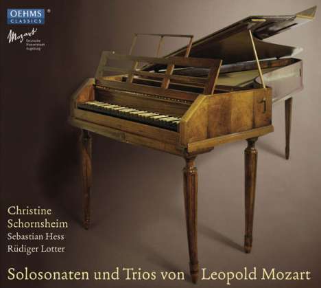 Leopold Mozart (1719-1787): Trios für Cembalo,Violine,Cello (Eisen XI Nr.1-3), 2 CDs