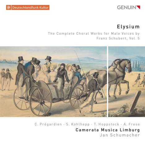 Franz Schubert (1797-1828): Sämtliche Chorwerke für Männerchor Vol.5 "Elysium", CD