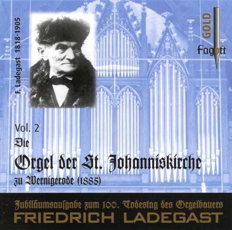 Reinhardt Menger an der Orgel St.Johanniskirche Wernigerode, CD