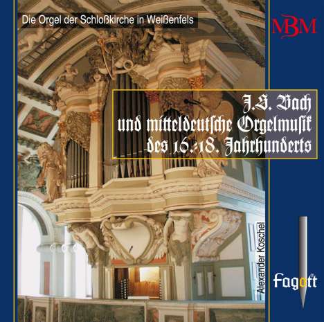 Alexander Koschel - Bach &amp; mitteldeutsche Orgelmusik Vol.1, CD