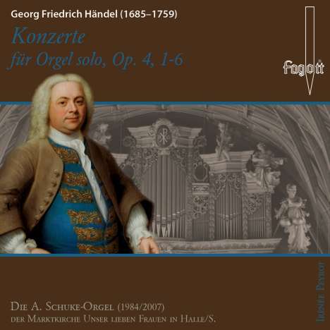 Georg Friedrich Händel (1685-1759): Orgelkonzerte Nr.1-6 (op.4 Nr.1-6), CD