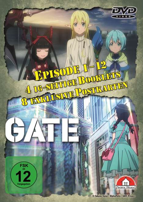 Gate Staffel 1 (Gesamtausgabe), 4 DVDs