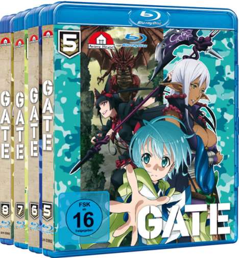 Gate Staffel 2 (Gesamtausgabe) (Blu-ray), 4 Blu-ray Discs