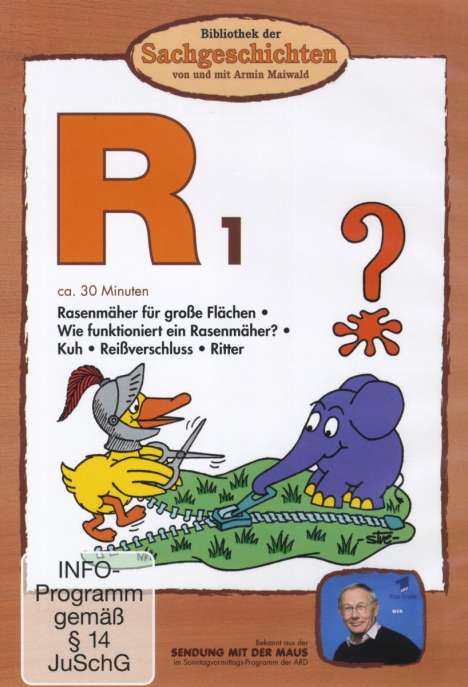 Bibliothek der Sachgeschichten - R1 (Rasenmäher), DVD