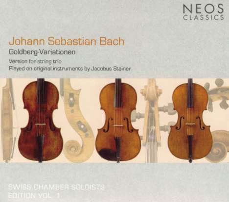 Johann Sebastian Bach (1685-1750): Goldberg-Variationen BWV 988 für Streichtrio, Super Audio CD