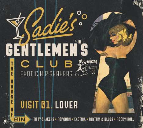 Sadie's Gentlemen's Club Vol.1: Lover, CD