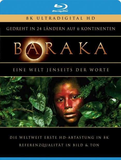 Baraka (Blu-ray 8K Mastered), Blu-ray Disc