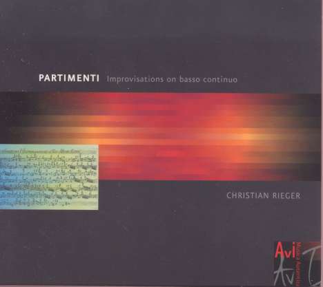 Christian Rieger - Partimenti (Improvisations on basso continuo), CD