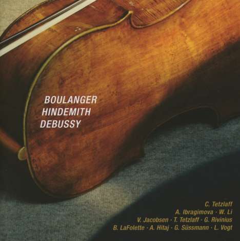 Spannungen Chamber Music Festival 2012 - Boulanger / Hindemith / Debussy, CD