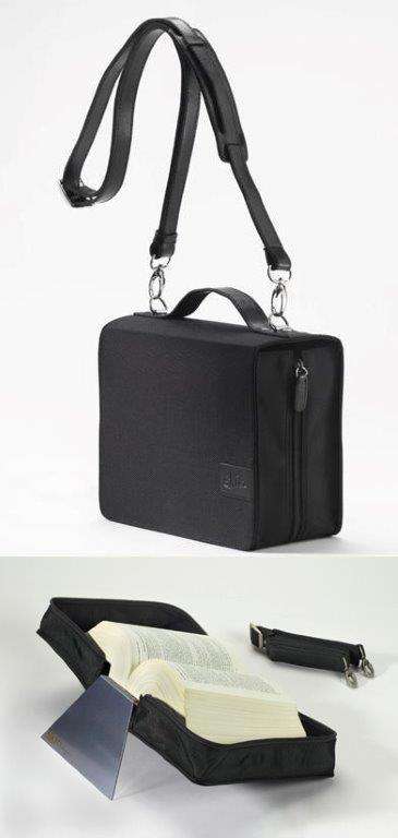 SKIN Tasche BASIC 2.0 Gr. L (Habersack) onyx-schwarz / mit Tragegurt &amp; Buchstütze, Diverse