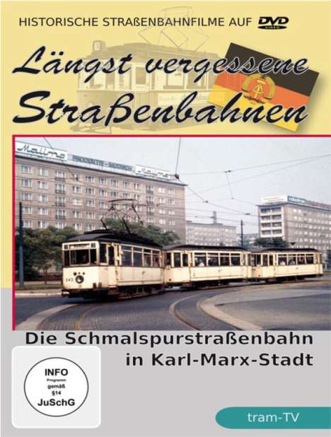 Längst vergessene Straßenbahnen: Die Schmalspurbahn in Karl-Marx-Stadt, DVD