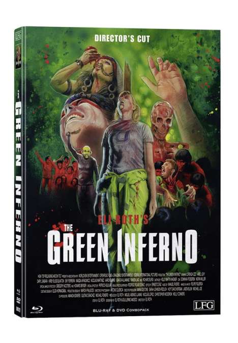 The Green Inferno (Blu-ray &amp; DVD im Mediabook), 1 Blu-ray Disc und 1 DVD