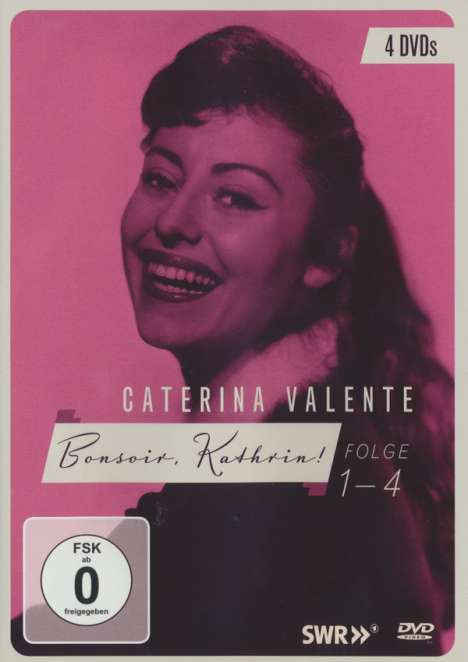 Caterina Valente - Bonsoir Kathrin! Folge 1-4, 4 DVDs