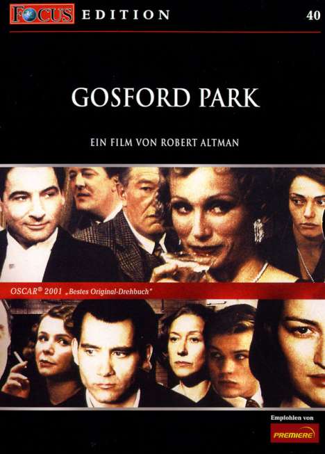 Gosford Park (Focus-Edition 40), DVD