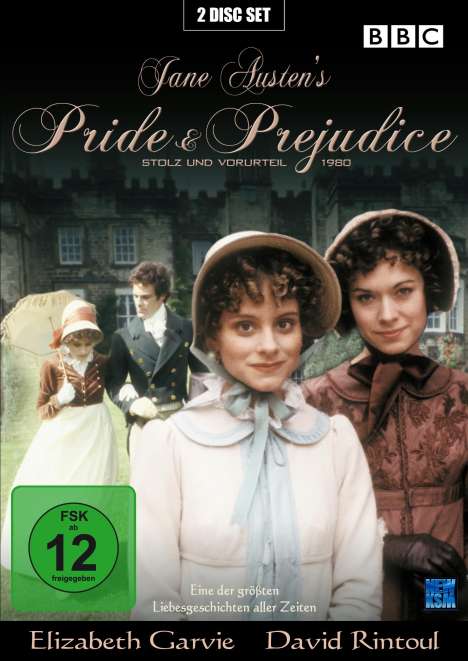 Stolz und Vorurteil - Pride And Prejudice (1980), 2 DVDs