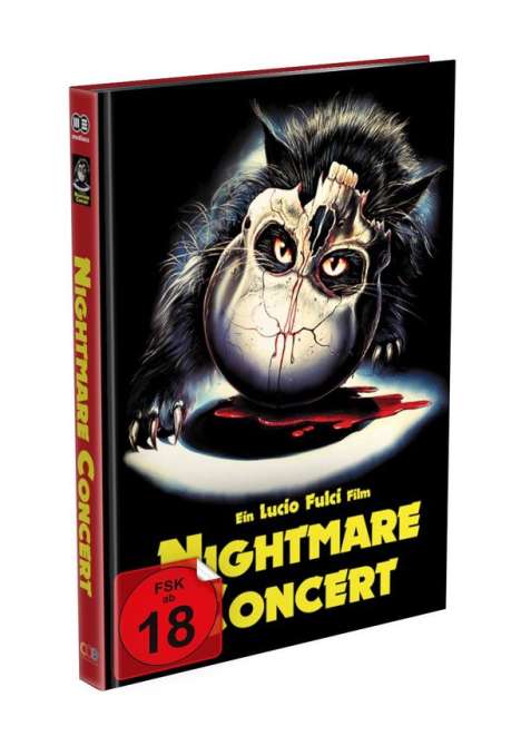 Nightmare Concert (Blu-ray &amp; DVD im Mediabook), 1 Blu-ray Disc, 2 DVDs und 1 CD